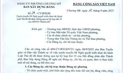 08 Nghị quyết triển khai thi hành Luật thủ đô đã được thông qua tại kỳ họp thứ 25 của Hội đồng nhân dân thành phố