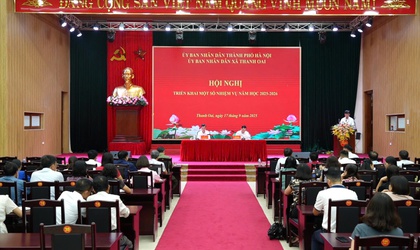 Thanh Oai triển khai một số nhiệm vụ năm học 2025-2026