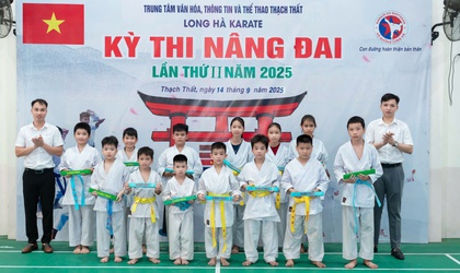 Võ đường Karate Long Hà tổ chức Thi nâng đai lần thứ 2 năm 2025