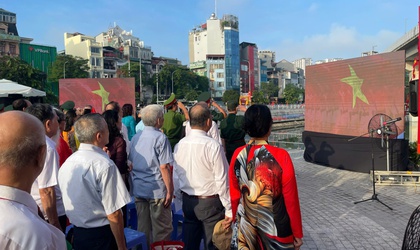 Phường Ô Chợ Dừa : Lễ chào cờ, tiếp sóng trực tiếp Lễ Kỷ niệm, diễu binh, diễu hành Kỷ niệm 80 năm Quốc khánh 02/9