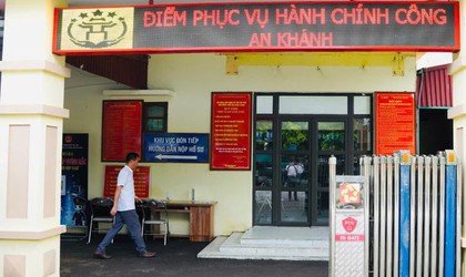 Điểm phục vụ hành chính công An Khánh: Sau gần ba tháng nỗ lực và những chuyển biến tích cực
