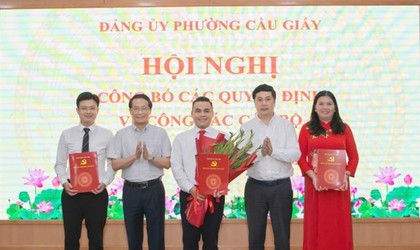 Thành lập Công đoàn phường Cầu Giấy trực thuộc LĐLĐ Thành phố Hà Nội