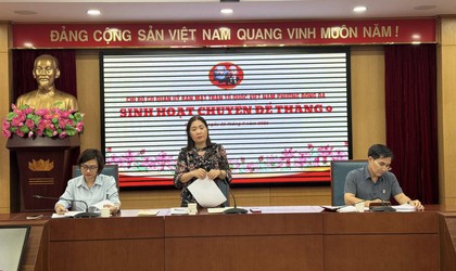 Chi bộ cơ quan UB MTTQ Việt Nam phường Đống Đa sinh hoạt chuyên đề tháng 9