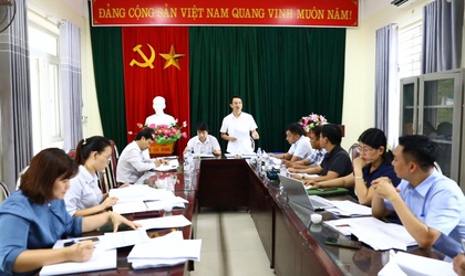 Đồng chí Phó Chủ tịch UBND xã chủ trì triển khai Kế hoạch thực hiện chiến dịch “90 ngày làm giàu, làm sạch dữ liệu về đất đai”