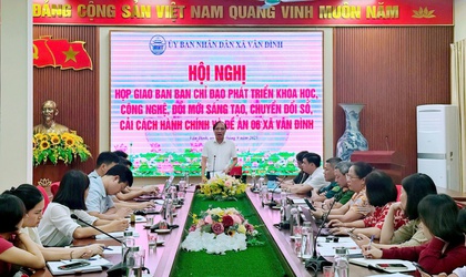 Xã Vân Đình: Đẩy mạnh phát triển khoa học, công nghệ, đổi mới sáng tạo, chuyển đổi số, cải cách hành chính.