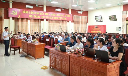 150 ĐẠI BIỂU CỦA XÃ MINH CHÂU ĐƯỢC TẬP HUẤN ỨNG DỤNG TRÍ TUỆ NHÂN TẠO TRONG CÔNG VIỆC HÀNH CHÍNH