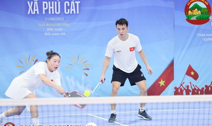 Xã Phú Cát tổ chức thành công giải Pickleball lần thứ nhất