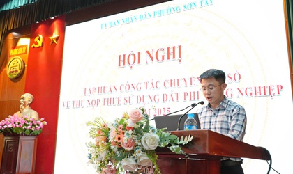Sơn Tây triển khai thu thuế sử dụng đất phi nông nghiệp năm 2025 thông qua sử dụng ứng dụng eTax Mobile