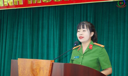 Công an xã Quốc Oai khai giảng lớp huấn luyện, bồi dưỡng nghiệp vụ lực lượng tham gia bảo vệ ANTT ở cơ sở năm 2025