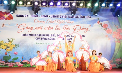 ỨNG HOÀ: SÔI NỔI CHƯƠNG TRÌNH VĂN NGHỆ 