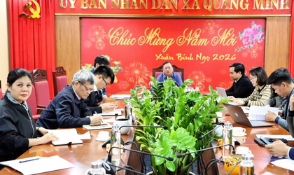 Xã Quang Minh thành lập chợ hoa Tết phục vụ nhân dân đón Tết