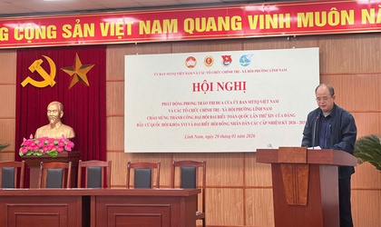 MTTQ VÀ CÁC TỔ CHỨC CHÍNH TRỊ – XÃ HỘI PHƯỜNG LĨNH NAM KÝ KẾT GIAO ƯỚC THI ĐUA, QUYẾT TÂM THỰC HIỆN THẮNG LỢI NHIỆM VỤ NĂM 2026