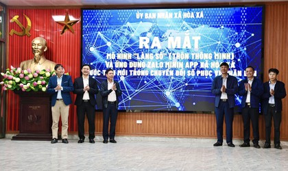 HÒA XÁ RA MẮT MÔ HÌNH “LÀNG SỐ” Ở CƠ SỞ VÀ ỨNG DỤNG ZALO MINI APP ĐỂ THÚC ĐẨY CHUYỂN ĐỔI SỐ CẤP XÃ