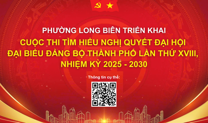 Đảng ủy phường Long Biên triển khai Cuộc thi tìm hiểu Nghị quyết Đại hội đại biểu Đảng bộ Thành phố lần thứ XVIII