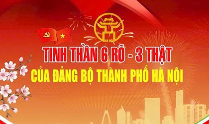 ⭐️Tinh thần 6 rõ - 3 thật của Đảng bộ Thành phố Hà Nội