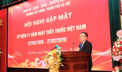 Phường Việt Hưng tổ chức Hội nghị kỷ niệm 71 năm Ngày Thầy thuốc Việt Nam (27/2/1955 – 27/2/2026)