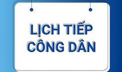 Lịch tiếp dân định kỳ của đồng chí Bí thư Đảng ủy tháng 3 năm 2026