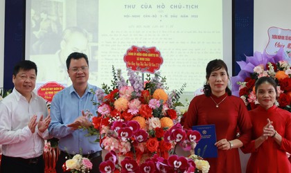 Trạm y tế xã Minh Châu tổ chức kỷ niệm 71 năm Ngày Thầy thuốc Việt Nam.