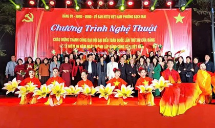 Phường Bạch Mai: Đặc sắc chương trình nghệ thuật mừng Đảng, mừng Xuân