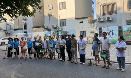 Giữ màu xanh cho phố, dựng nếp sống văn minh từ khu dân cư