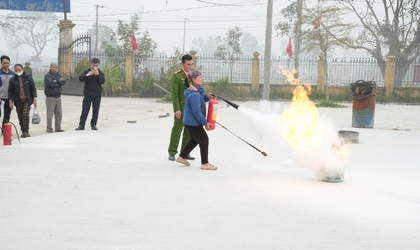 Thượng Phúc tăng cường tuyên truyền phòng cháy, chữa cháy dịp mùa hanh khô và Tết Nguyên đán Bính Ngọ 2026