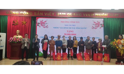 Trao yêu thương đến các hộ gia đình khó khăn trên địa bàn phường nhân dịp Tết nguyên đán Bính Ngọ -2026