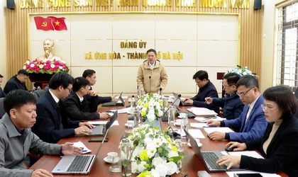 BAN CHỈ ĐẠO BẦU CỬ XÃ ỨNG HOÀ NGHE BÁO CÁO VỀ KẾT QUẢ MỘT SỐ NỘI DUNG TRONG CÔNG TÁC BẦU CỬ ĐẠI BIỂU HĐND NHIỆM KỲ 2026 – 2031.