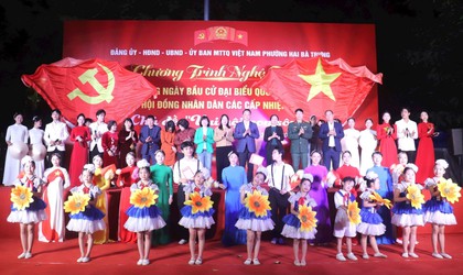 Rộn ràng sắc Xuân – Sôi nổi chuỗi hoạt động văn hóa, thể thao chào mừng Ngày bầu cử tại phường Hai Bà Trưng