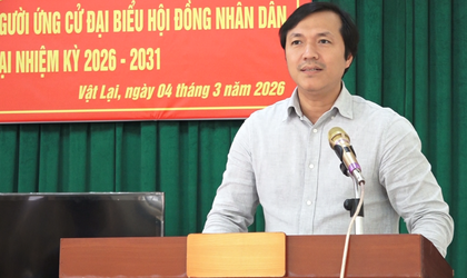 Hội nghị tiếp xúc cử tri để những người ứng cử đại biểu HĐND xã Vật Lại, khóa XXI nhiệm kỳ 2026 - 2031, tại đơn vị Bầu cử số 04 thực hiện quyền vận động bầu cử