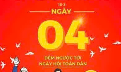 Đếm ngược 4 ngày trước ngày bầu cử - phường Việt Hưng sẵn sàng cho ngày hội toàn dân.