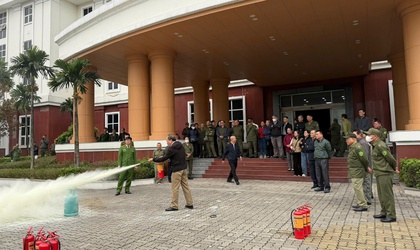 HOÀNG MAI: CHỦ ĐỘNG PHƯƠNG ÁN PHÒNG CHÁY CHỮA CHÁY, BẢO VỆ TUYỆT ĐỐI AN TOÀN KỲ BẦU CỬ ĐẠI BIỂU QUỐC HỘI VÀ HĐND CÁC CẤP