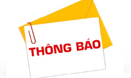 THÔNG BÁO NIÊM YẾT