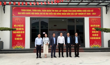 BÍ THƯ ĐẢNG ỦY XÃ SÓC SƠN BÙI BẢO TUẤN KIỂM TRA CÔNG TÁC CHUẨN BỊ BẦU CỬ TẠI CÁC ĐƠN VỊ LỰC LƯỢNG VŨ TRANG