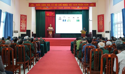 Cựu chiến binh xã Sơn Đồng tổ chức mạn đàm về công tác bầu cử đại biểu Quốc hội và đại biểu HĐND các cấp nhiệm kỳ 2026 – 2031