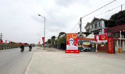 Xã Thượng Phúc rực rỡ cờ hoa chào mừng ngày bầu cử Đại biểu Quốc hội, đại biểu HĐND các cấp nhiệm kỳ 2026 -2031