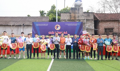 Khánh thành công trình Cụm cờ và đường hoa phong linh tại xã Minh Châu chào mừng bầu cử Quốc hội khóa XVI và HĐND các cấp nhiệm kỳ 2026 – 2031.