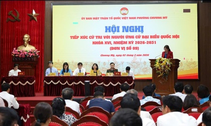 Ứng cử viên đại biểu Quốc hội tiếp xúc cử tri đơn vị bầu cử số 9 – Điểm cầu xã Hòa Lạc cử tri tham gia nghiêm túc, trách nhiệm