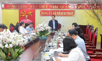 Ủy ban Bầu cử xã Thạch Thất tổ chức hội nghị giao ban công tác bầu cử đại biểu Quốc hội khóa XVI và HĐND các cấp nhiệm kỳ 2026–2031