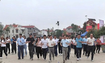 Xã Tiến Thắng kêu gọi mỗi người dân luyện tập ít nhất một môn thể thao