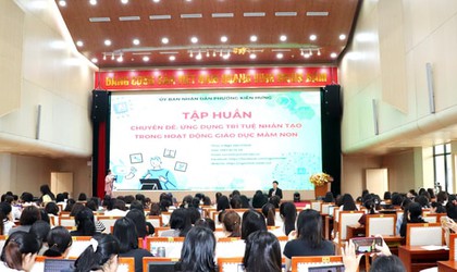 Kiến Hưng tập huấn ứng dụng AI trong giáo dục mầm non