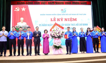 ĐOÀN TNCS HỒ CHÍ MINH XÃ THƯ LÂM LONG TRỌNG TỔ CHỨC LỄ KỶ NIỆM 95 NĂM NGÀY THÀNH LẬP ĐOÀN TNCS HỒ CHÍ MINH