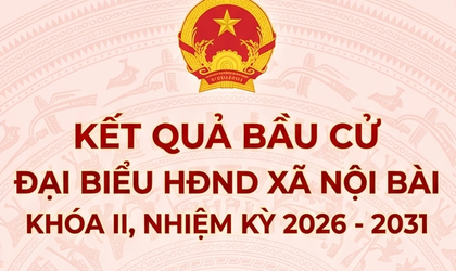 QUYẾT ĐỊNH CÔNG BỐ DANH SÁCH NHỮNG NGƯỜI TRÚNG CỬ ĐẠI BIỂU HĐND XÃ NỘI BÀI KHÓA II, NHIỆM KỲ 2026 - 2031