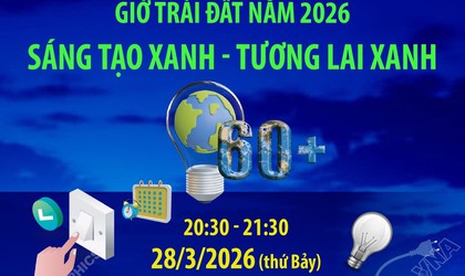 GIỜ TRÁI ĐẤT 2026 – SÁNG TẠO XANH – TƯƠNG LAI XANH