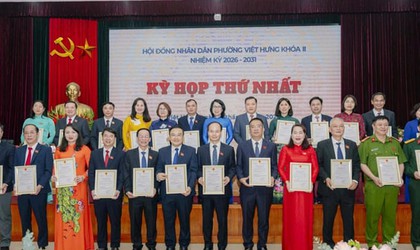 HĐND phường Việt Hưng khóa II hoàn thành toàn bộ nội dung Kỳ họp thứ Nhất