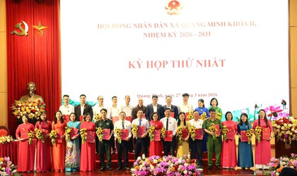 Xã Quang Minh kiện toàn bộ máy, thể hiện trách nhiệm đại biểu nhân dân trước cử tri 