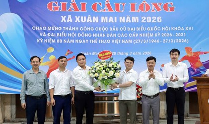 Xuân Mai tổ chức thành công Giải cầu lông năm 2026
