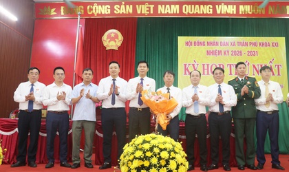 HĐND xã Trần Phú khóa XXI, nhiệm kỳ 2026 – 2031 tổ chức Kỳ họp thứ nhất