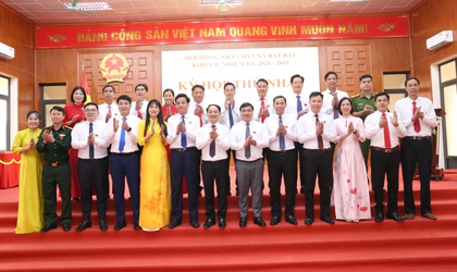 Kỳ họp thứ nhất HĐND xã Bất Bạt khóa II, nhiệm kỳ 2026-2031 thành công tốt đẹp