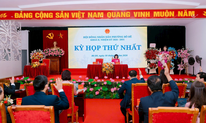 Kỳ họp thứ nhất Hội đồng nhân dân phường Bồ Đề, nhiệm kỳ 2026-2031: Kiện toàn tổ chức, sẵn sàng nhiệm kỳ mới