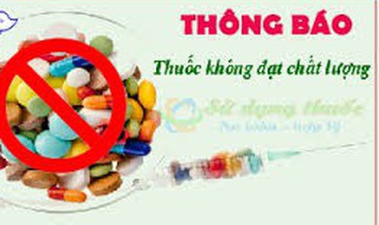 Sở y tế Thông báo thu hồi thuốc vi phạm mức độ 2 của thuốc Aclon (Số giấy đăng ký lưu hành: VD 18521-13)